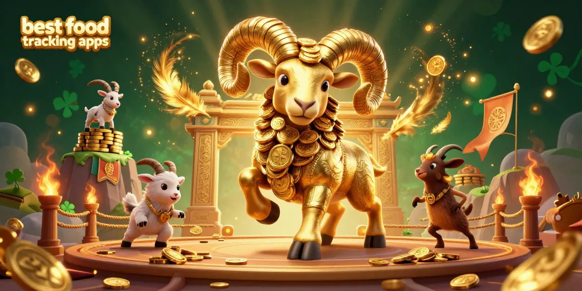 Experience the excitement of the best food tracking apps in a vibrant casino-themed illustration.